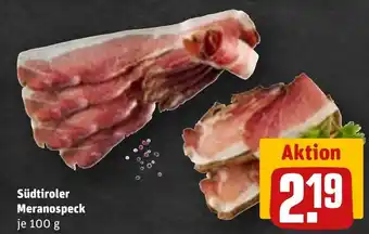 REWE Südtiroler Meranospeck Angebot