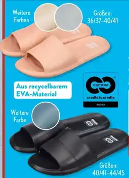 Aldi Süd Up2Fashion Damen Recycelbare Badepantoletten Angebot