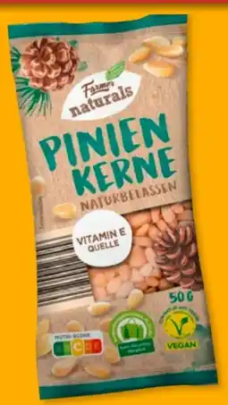 Aldi Süd Farmer naturals Pinienkerne Vegan Angebot