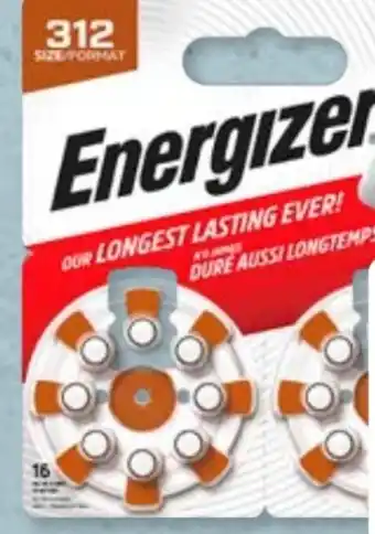 Aldi Süd Energizer Hörgeräte-Batterien Turn & Lock HAB 312 Angebot