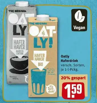 REWE Oatly haferdrink Angebot