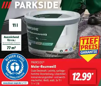 Lidl PARKSIDE Maler-Raumweiß Angebot