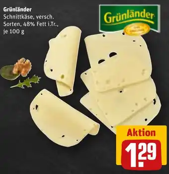 REWE Grünländer Angebot