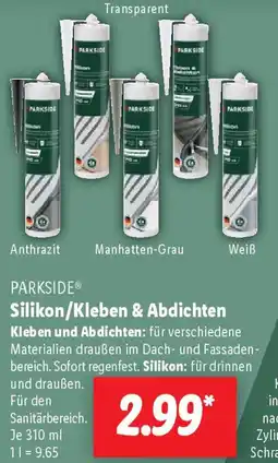 Lidl PARKSIDE Silikon/Kleben & Abdichten Angebot