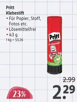 Rossmann Pritt klebestift Angebot
