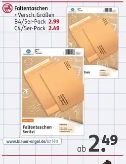Rossmann Faltentaschen b4/5er-pack oder c4/5er-pack Angebot
