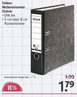 Rossmann Falken wolkenmarmor ordner Angebot