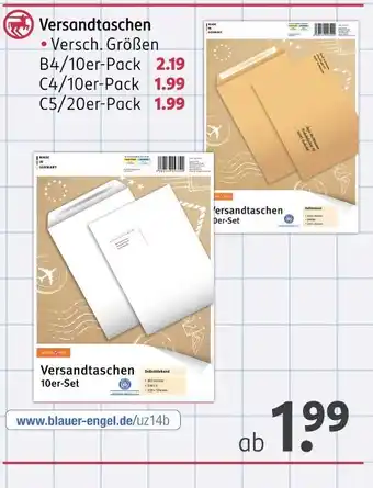 Rossmann Versandtaschen Angebot