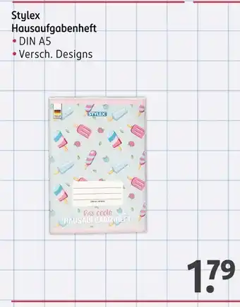 Rossmann Stylex hausaufgabenheft Angebot