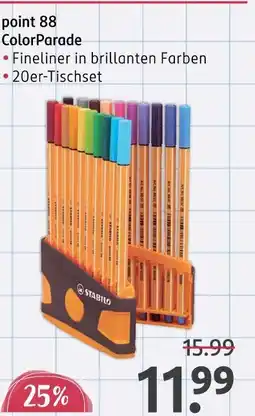 Rossmann Stabilo point 88 colorparade Angebot