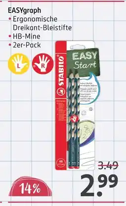 Rossmann Stabilo easygraph Angebot