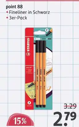 Rossmann Stabilo point 88 Angebot
