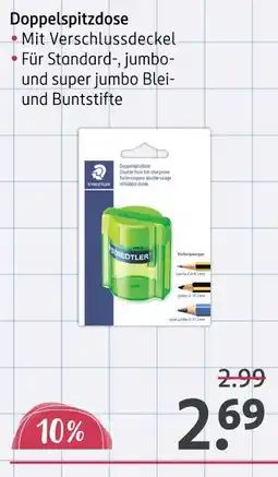 Rossmann Staedtler doppelspitzdose Angebot