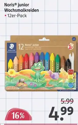 Rossmann Staedtler noris junior wachsmalkreiden Angebot