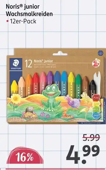 Rossmann Staedtler noris junior wachsmalkreiden Angebot