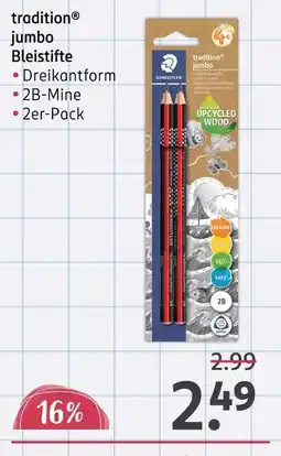 Rossmann Staedtler tradition jumbo bleistifte Angebot