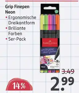 Rossmann Faber castell grip finepen Angebot