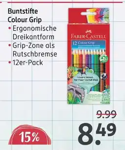 Rossmann Faber-castell buntstifte colour grip Angebot