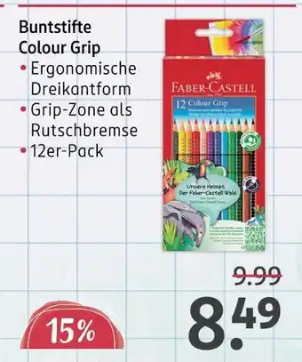 Rossmann Faber-castell buntstifte colour grip Angebot