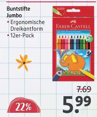 Rossmann Faber-castell buntstifte jumbo Angebot