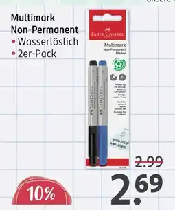 Rossmann Faber-castell multimark non-permanent Angebot