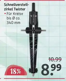 Rossmann Schnellverstellzirkel twister Angebot