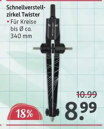 Rossmann Schnellverstellzirkel twister Angebot