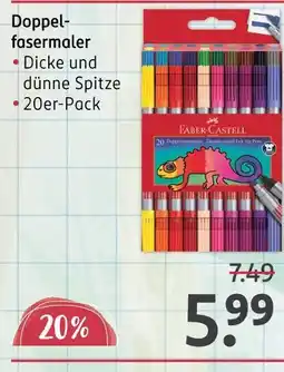 Rossmann Faber-castell doppelfasermaler Angebot