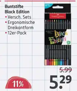Rossmann Faber castell buntstifte black edition Angebot