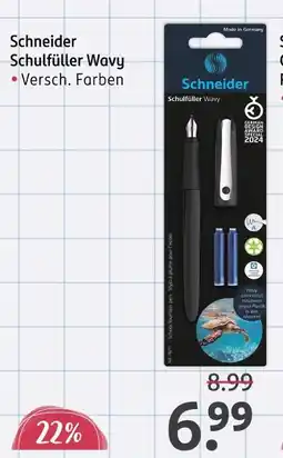 Rossmann Schneider schulfüller wavy Angebot