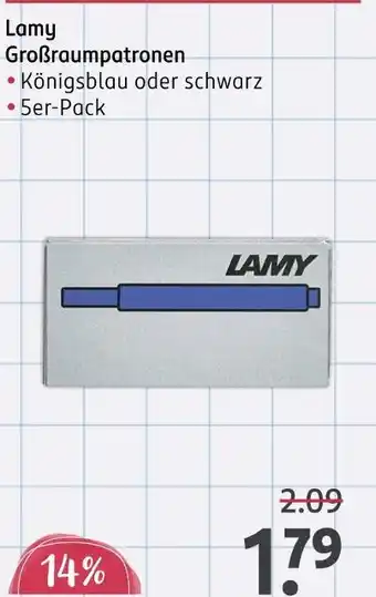 Rossmann Lamy großraumpatronen Angebot