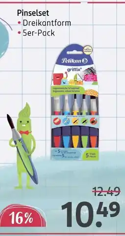 Rossmann Pelikan pinselset Angebot