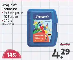 Rossmann Pelikan creaplast knetmasse Angebot