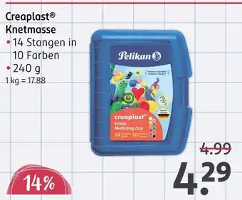 Rossmann Pelikan creaplast knetmasse Angebot