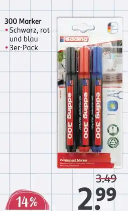 Rossmann Edding 300 marker Angebot