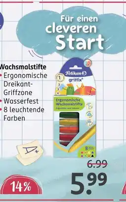 Rossmann Pelikan wachsmalstifte Angebot