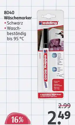 Rossmann Edding 8040 wäschemarker Angebot