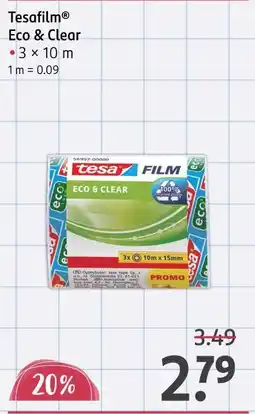 Rossmann Tesa eco & clear Angebot