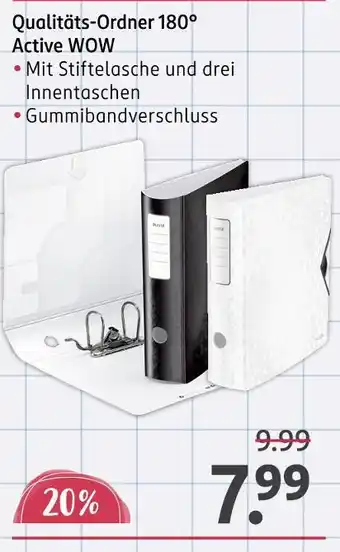 Rossmann Leitz qualitäts-ordner 180° active wow Angebot
