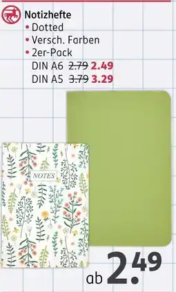Rossmann Notizhefte Angebot
