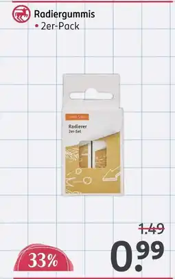Rossmann Radierer Angebot
