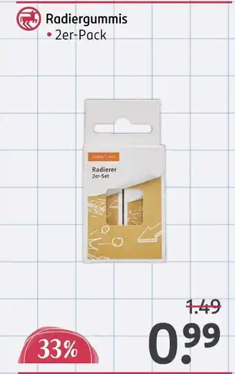 Rossmann Radierer Angebot