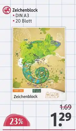 Rossmann Zeichenblock Angebot