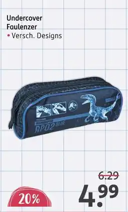 Rossmann Undercover faulenzer Angebot