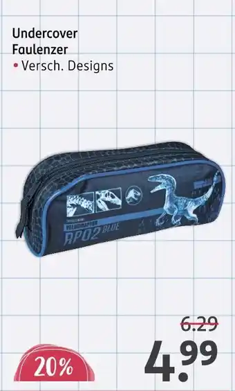 Rossmann Undercover faulenzer Angebot