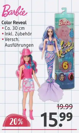 Rossmann Barbie color reveal Angebot