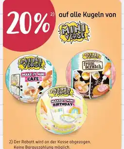 Rossmann Mga's mini verse 20 % Angebot