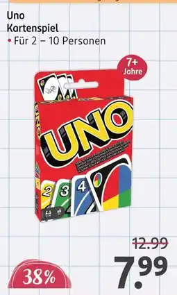 Rossmann Uno kartenspiel Angebot