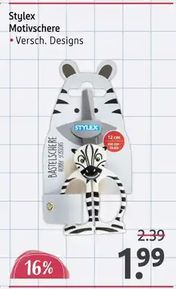 Rossmann Stylex motivschere Angebot