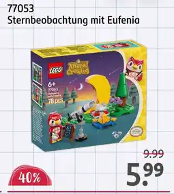 Rossmann Lego sternbeobachtung mit eufenia Angebot